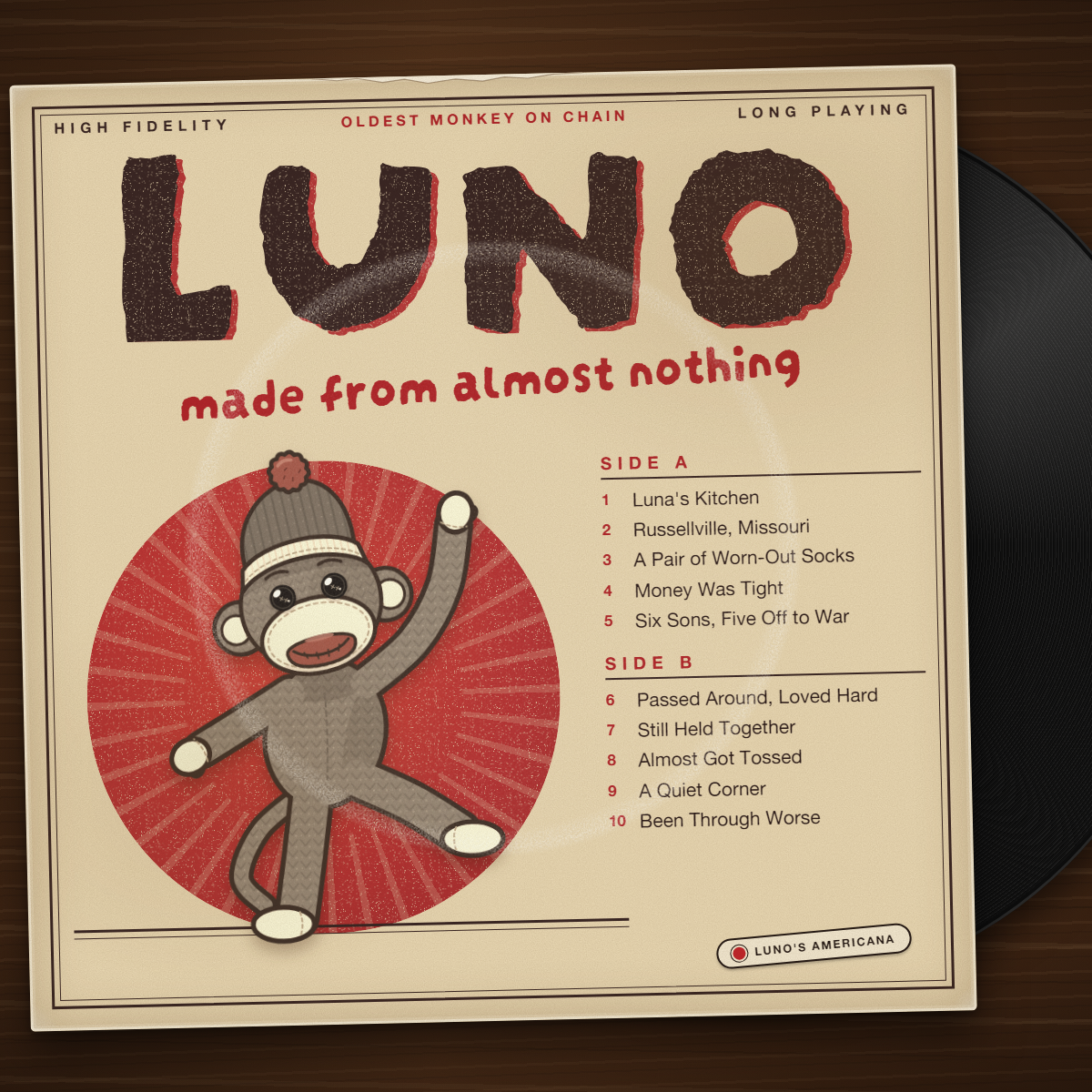 Luno record sleeve